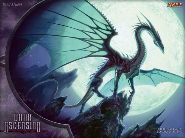 Dark Ascension Art - Moonveil Dragon Wallpaper