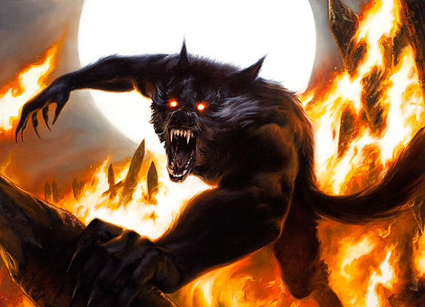 Dark Ascension Art - Werewolf Ransacker by David Palumbo