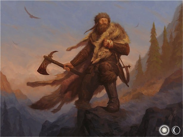 Huntmaster of the Fell - Dark Ascension Art by Chris Rahn