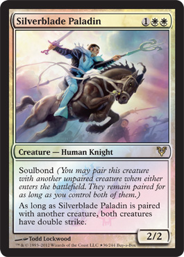 Silverblade Paladin - Buy a Box Card Avacyn Restored