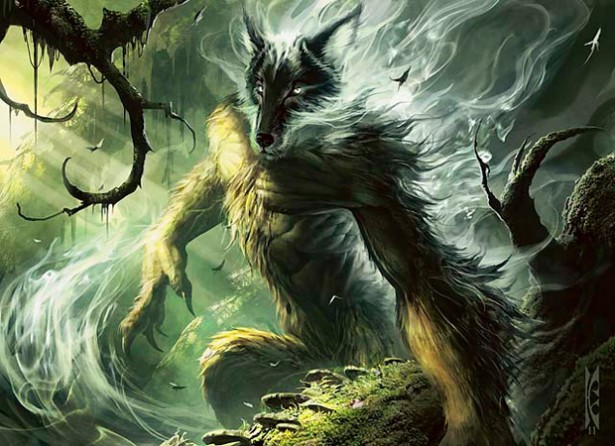 Wolfir Silverheart Art by Raymond Swanland