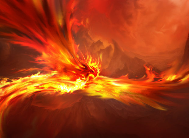 Firewing Phoenix - Art by James Paick