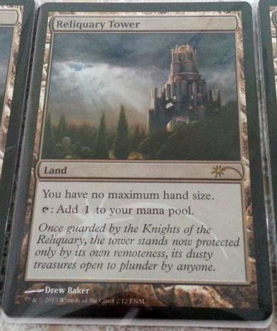 Reliquary Tower - February's FNM Card