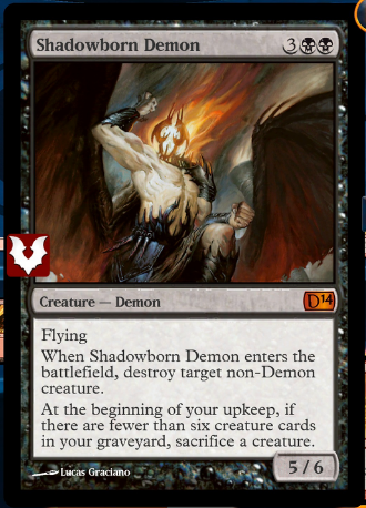 Shadowborn Demon - M14 Spoiler