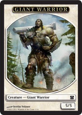 Modern Masters Token - Giant Warrior