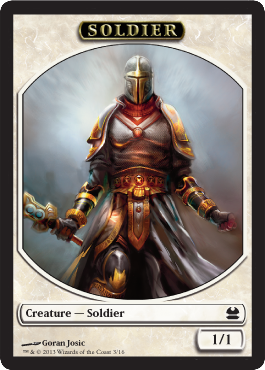 Modern Masters Token - Soldier