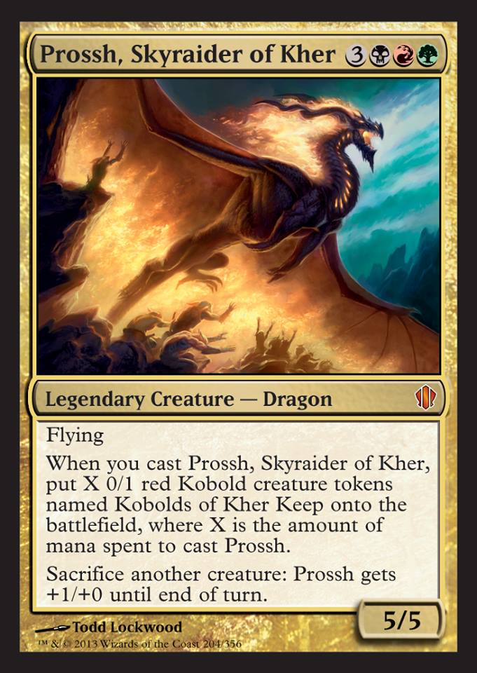 Prossh, Skyraider of Kher - Commander Spoiler