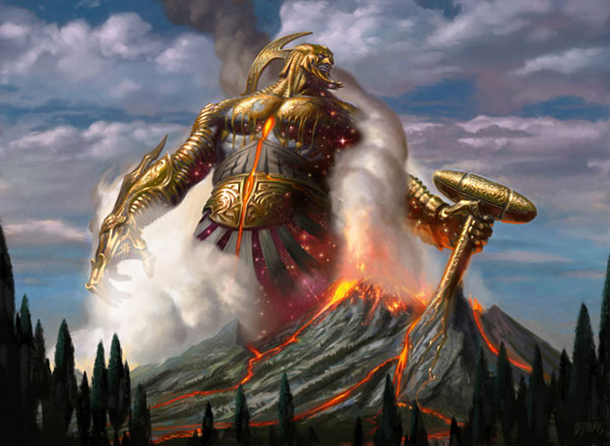 Purphoros, God of the Forge - Theros Art