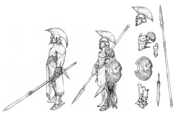 Theros Concept Art by Richard Whitters