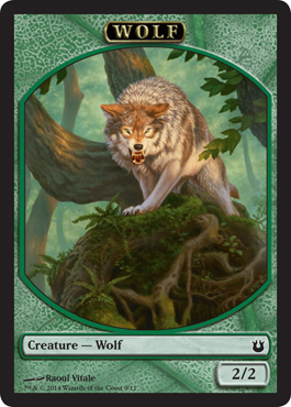 Wolf - Born of the Gods Token