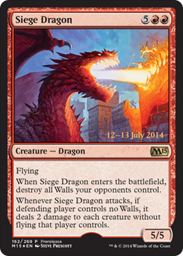 Siege Dragon - M15 Prerelease Promo