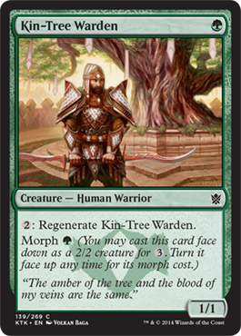 Kin-Tree Warden - Khans of Tarkir Spoiler