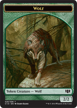 Wolf - Commander 2014 Token