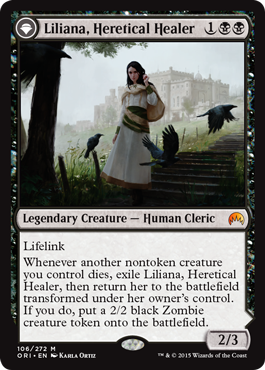 Liliana, Heretical Healer -  Magic Origins Planeswalker