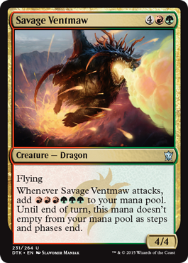 Savage Ventmaw from Dragons of Tarkir Spoiler