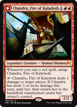 Chandra, Fire of Kaladesh -  Magic Origins Spoiler