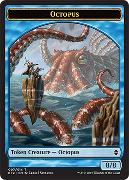Battle for Zendikar - Octopus Token