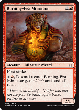 Burning-Fist Minotaur - Hour of Devastation Spoiler