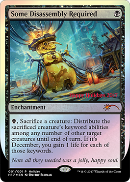 Wizards of the Coast Holiday Promo Card 2017