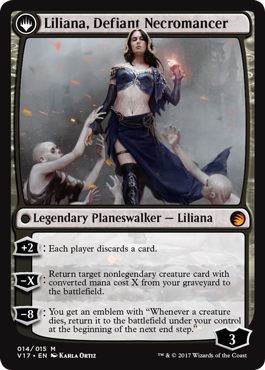 Liliana, Defiant Necromancer - FtV Transform Spoiler