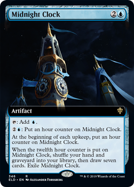 Midnight Clock (alt) - Throne of Eldraine Spoiler