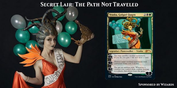 Vraska, Golgari Queen - Secret Lair Path not Traveled