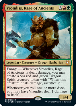 Vrondiss, Rage of Ancients - Adventures in the Forgotten Realms Commander Spoiler