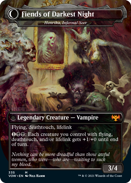 The Three Weird Sisters (Variant) 2 - Innistrad Crimson Vow Spoiler