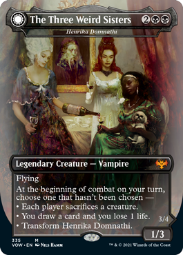 The Three Weird Sisters (Variant) - Innistrad Crimson Vow Spoiler