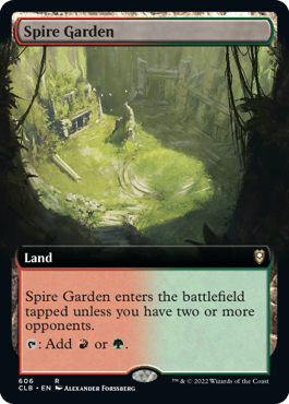 Spire Garden (Variant) - Commander Legends Battle for Baldur's Gate Spoiler