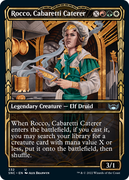 Rocco, Cabaretti Caterer (Variant) - Streets of New Capenna Spoiler
