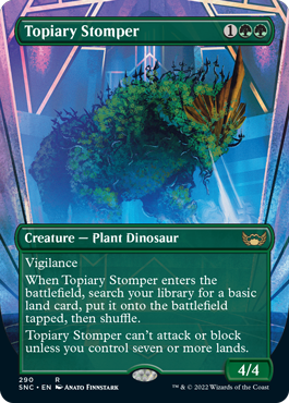 Topiary Stomper (Variant) - Streets of New Capenna Spoiler