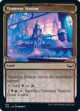 Tramway Station (Variant) - Streets of New Capenna Spoiler