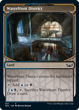 Waterfront District (Variant) - Streets of New Capenna Spoiler