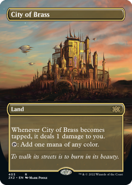 City of Brass (Variant) - Double Masters 2022 Spoiler