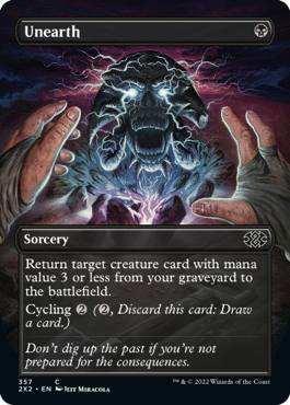 Unearth (Variant) - Double Masters 2022 Spoiler