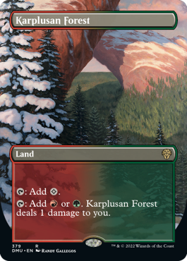 Karplusan Forest (Variant) - Dominaria United Spoiler