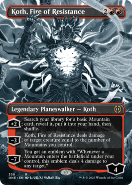 Koth,-Fire-of-Resistance-(Variant)---Phyrexia-All-Will-One-Spoiler