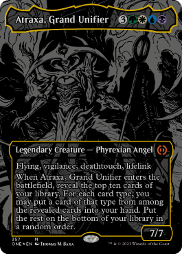 Atraxa, Grand Unifier (Variant) 2 - Phyrexia All Will One Spoiler