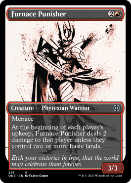Furnace Punisher (Variant) - Phyrexia All Will One Spoiler