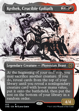 Kethek, Crucible Goliath (Variant) - Phyrexia All Will One Spoiler