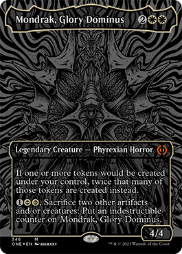 Mondrak, Glory Dominus (Variant) 2 - Phyrexia All Will One Spoiler