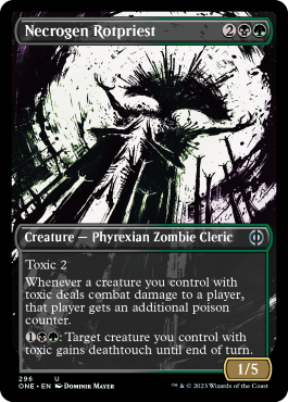 Necrogen Rotpriest (Variant) - Phyrexia All Will One Spoiler