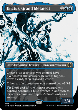 Unctus, Grand Metatect (Variant) - Phyrexia All Will One Spoiler