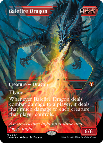 Balefire-Dragon-(Variant)---Commander-Masters-Spoiler