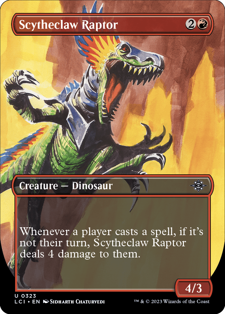 Scytheclaw Raptor (Variant) - The Lost Caverns of Ixalan Spoiler