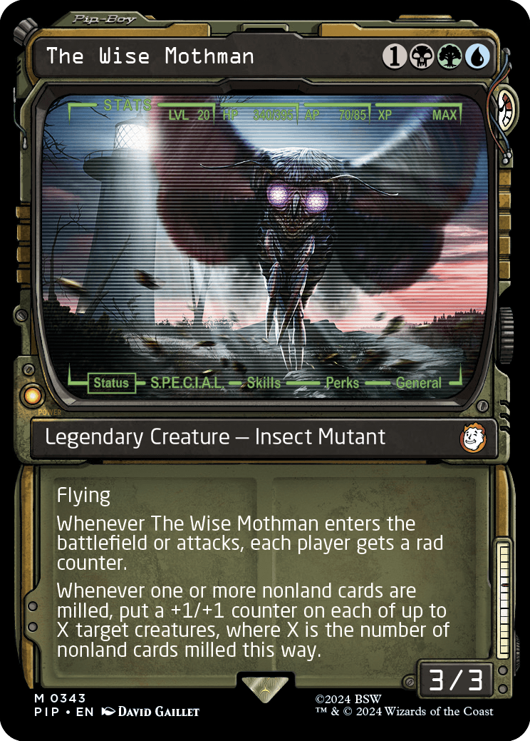 The Wise Mothman (Variant) - Fallout Spoiler