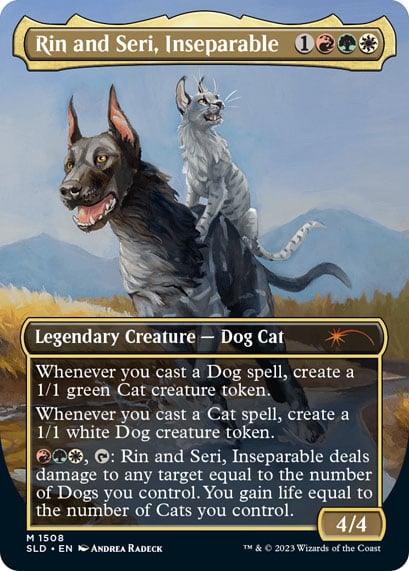 Rin and Seri, Inseparable 2 - Secret Lair Commander Deck Cats and Dogs