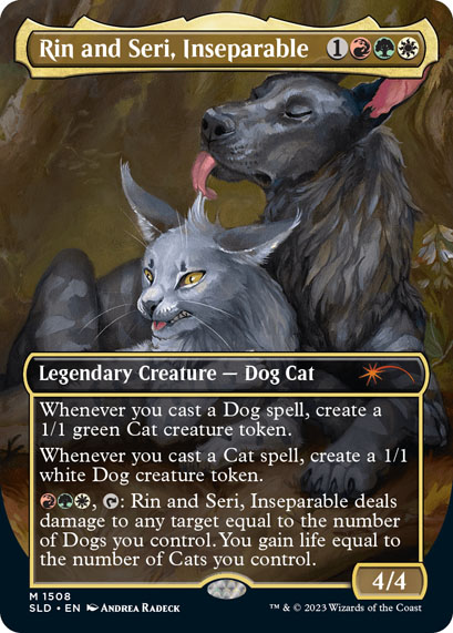 Rin and Seri, Inseparable - Secret Lair Commander Deck Cats and Dogs