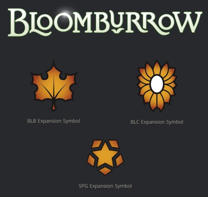 Bloomburrow Symbols